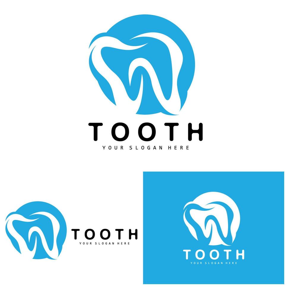 Tooth logo, Dental Health Vector, Care Brand Illustration vector