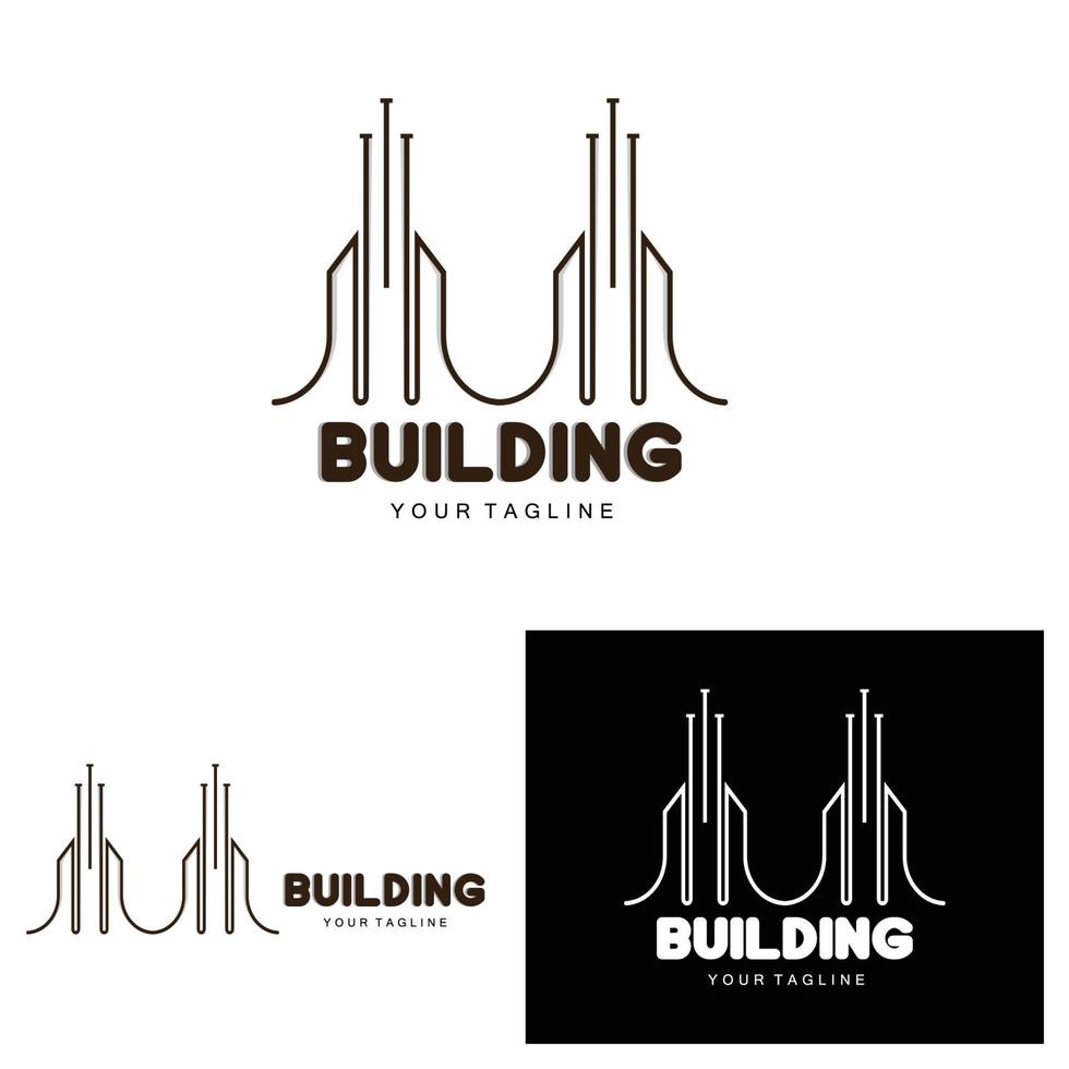 House Logo, Building Furniture Design, Construction Vector, Property Brand Icon, Real Estate, Housing vector