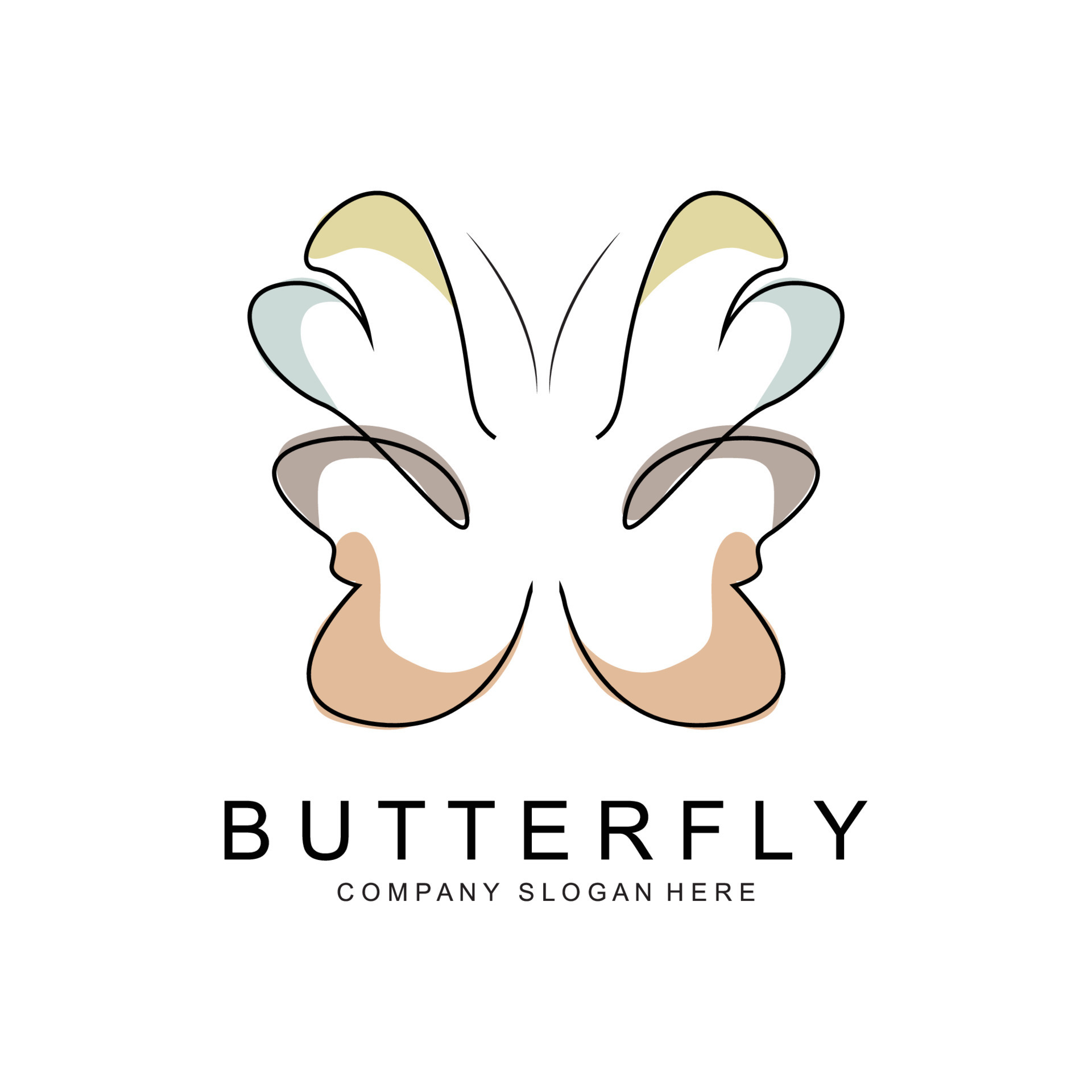 Butterfly Logo Design Beautiful Flying Animal Company Brand Icon butterfly-logo-design-beautiful-flying-animal-company-brand-icon