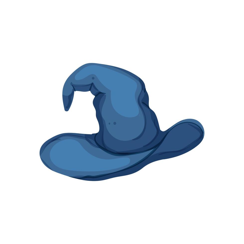 magic wizard hat cartoon vector illustration