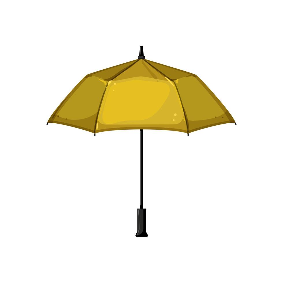 spring umbrella rain cartoon vector illustration