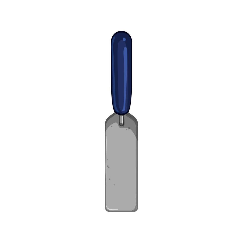 worker trowel cement cartoon vector illustration