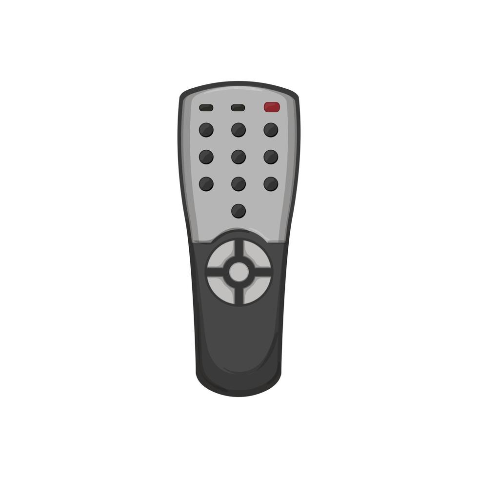 button tv remote cartoon vector illustration