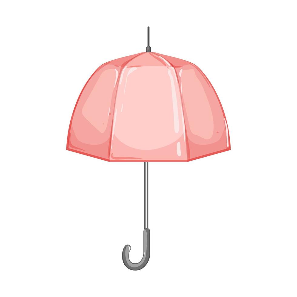 summer umbrella rain cartoon vector illustration