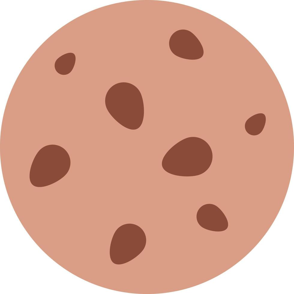 galleta postre dulce comida comida rápida emoj vector