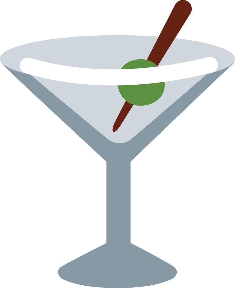 cocktail drink glass bar beverage emoj vector