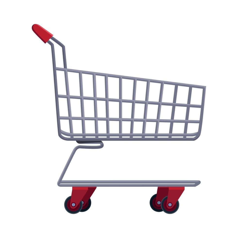 shopping cart market vector