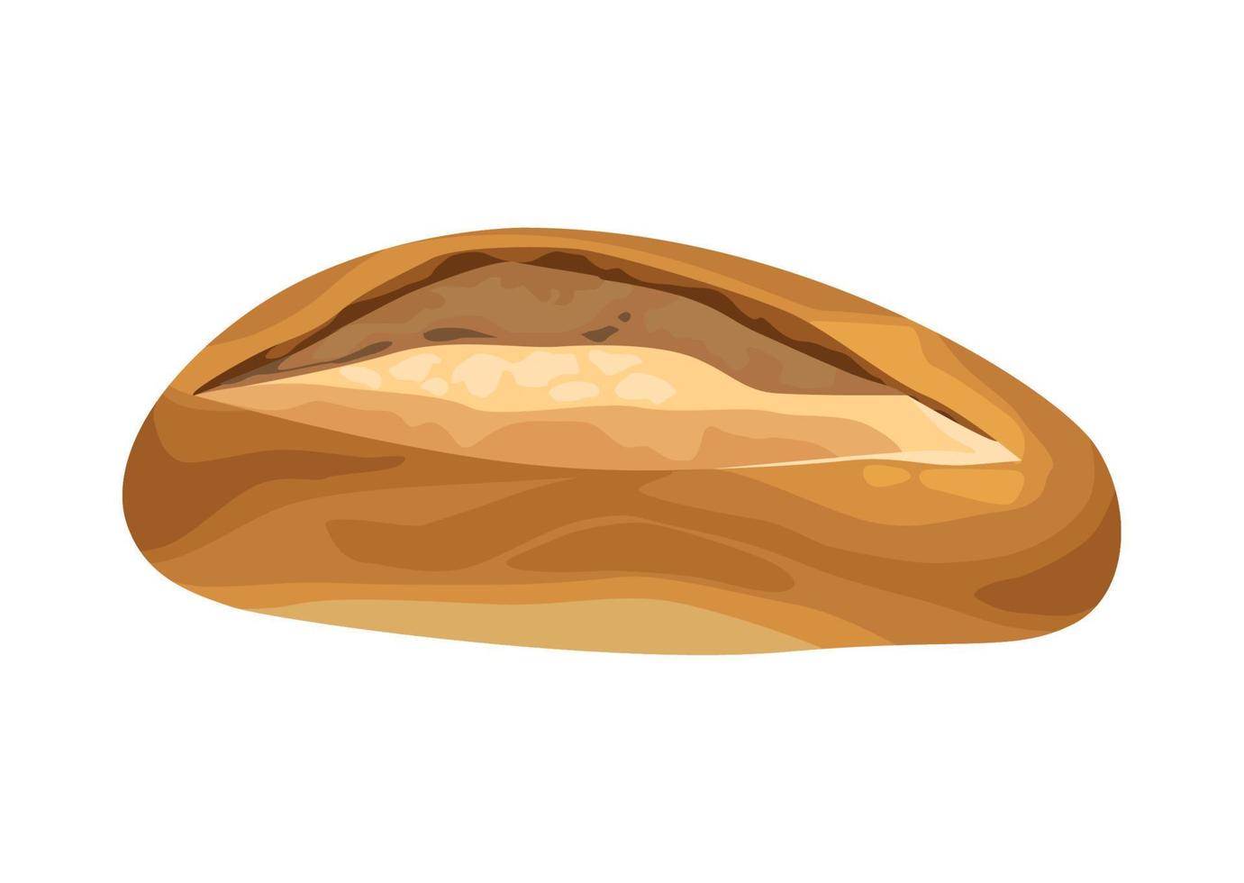 fresh classic bread food vector