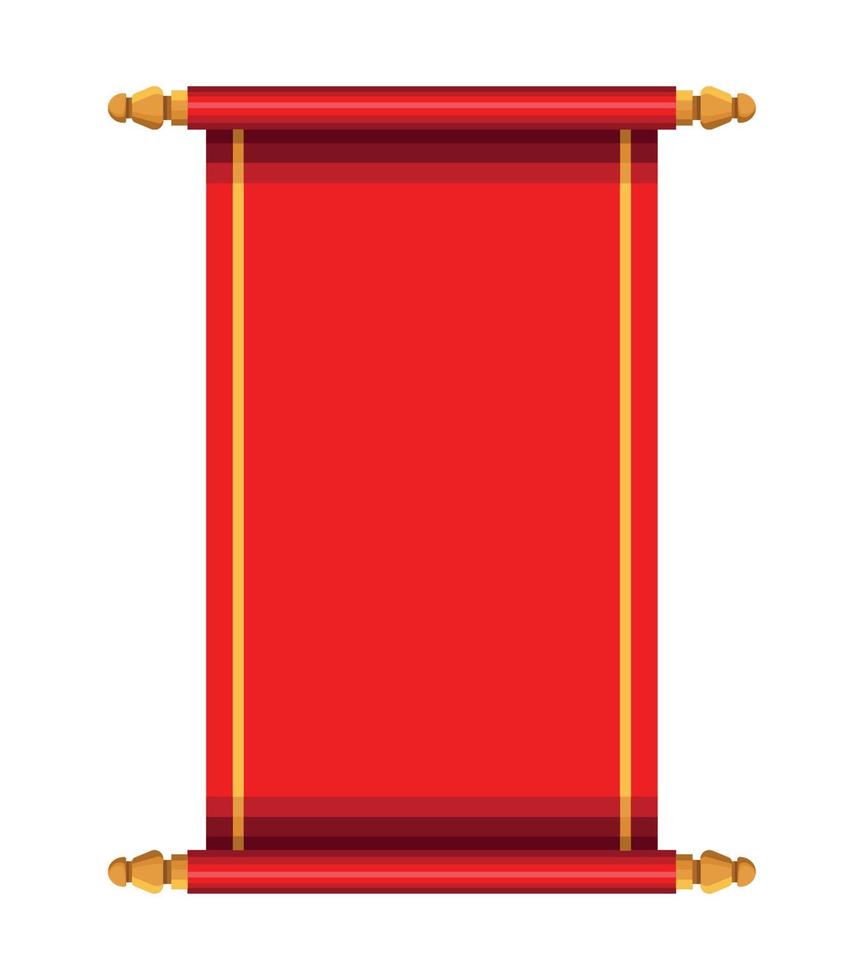 red chinese flag vector