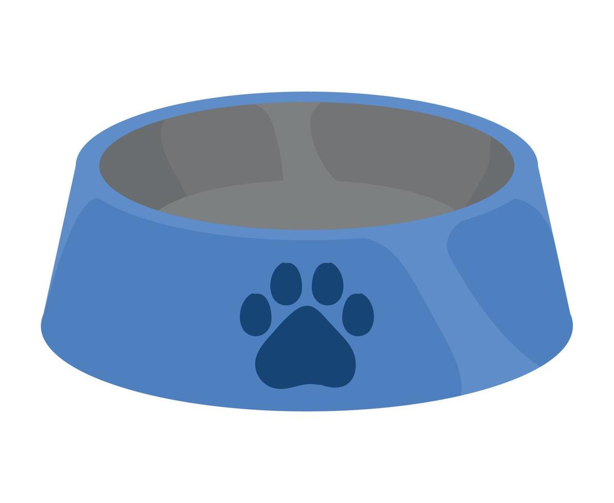 accesorio de plato para mascotas vector