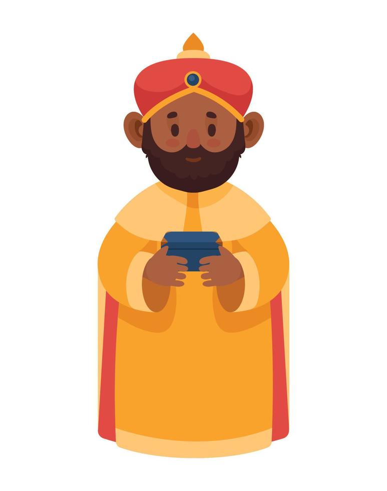 personaje de los reyes magos melchor vector