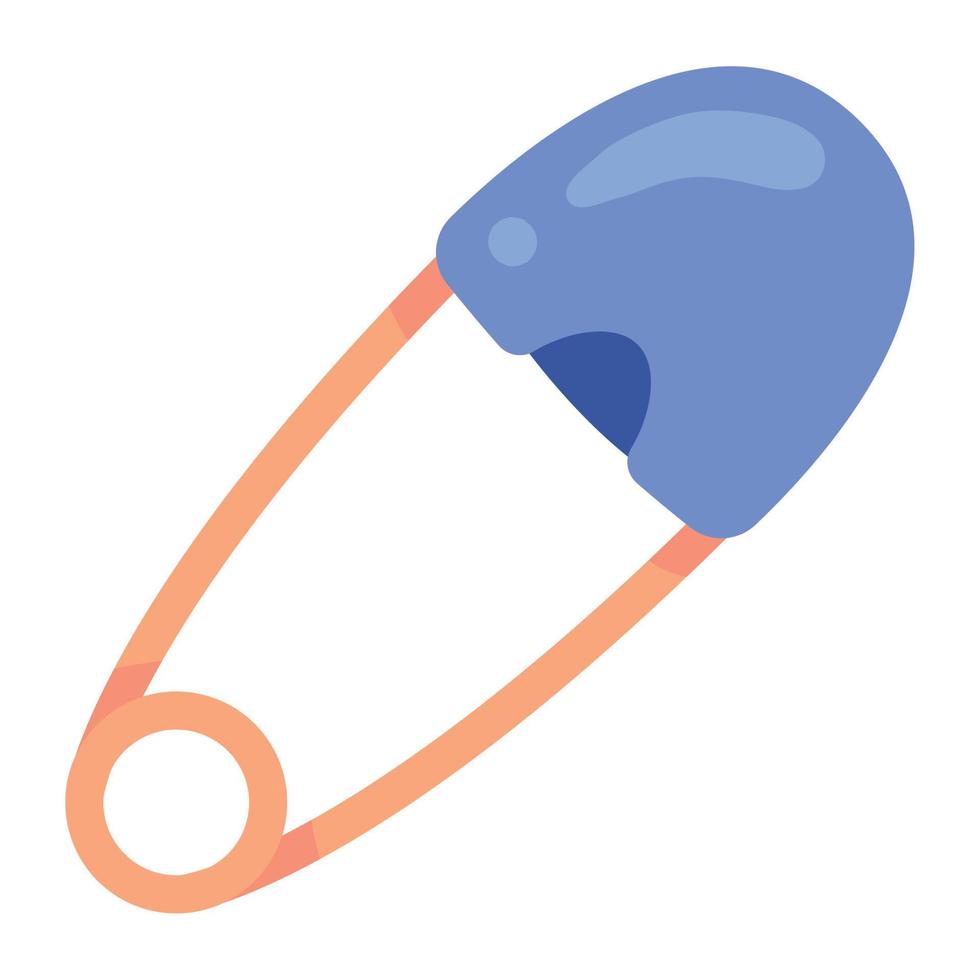 baby blue clothes pin vector