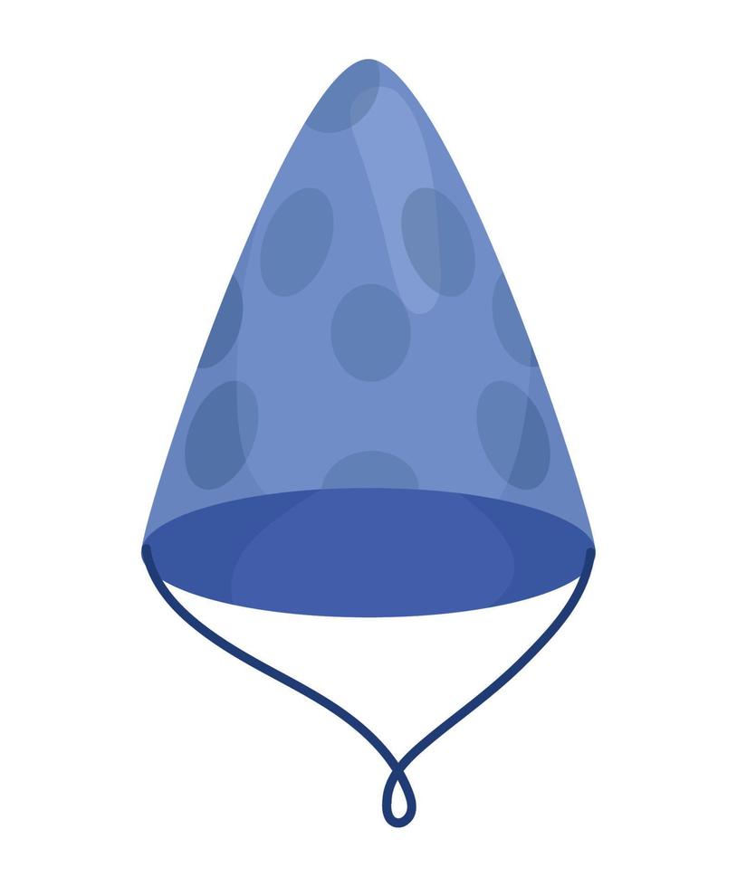 blue party hat vector