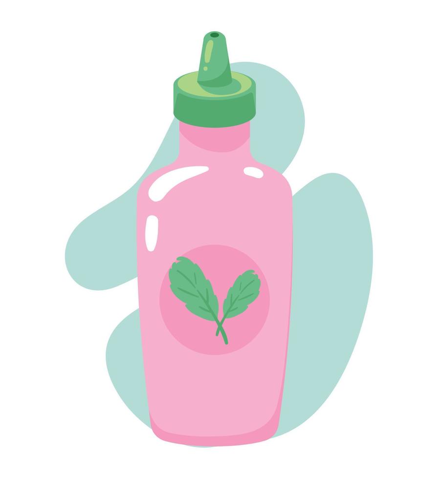 natural product bottle vector