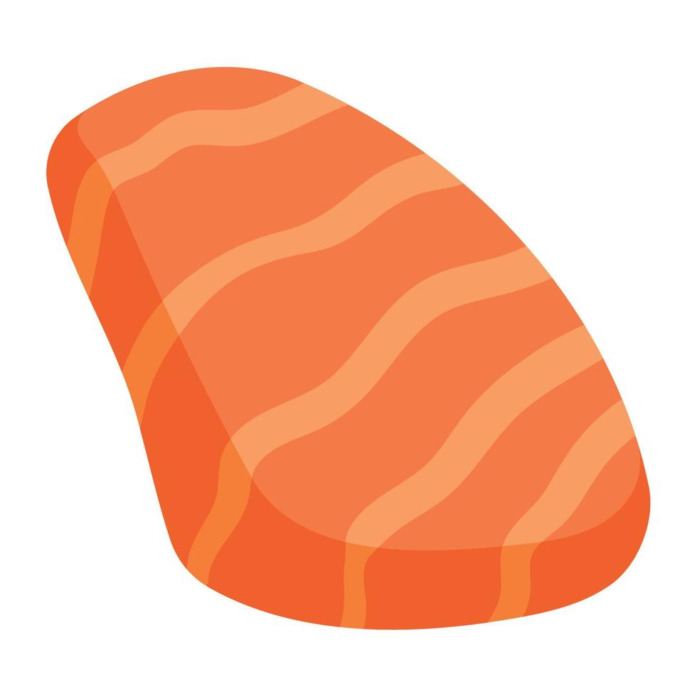 salmon fresh seafood vector