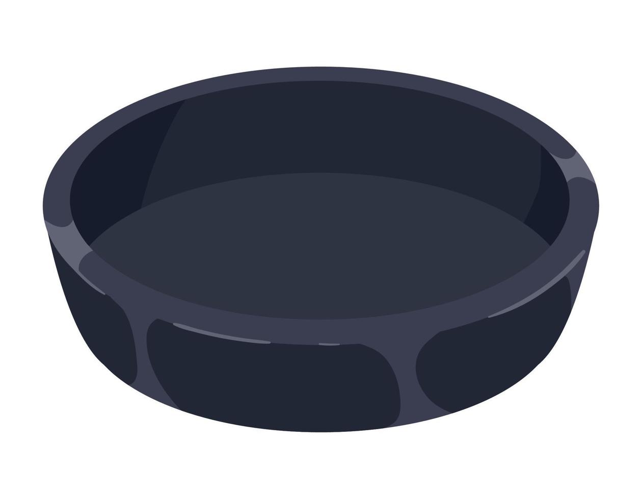 plate kitchen utensil vector