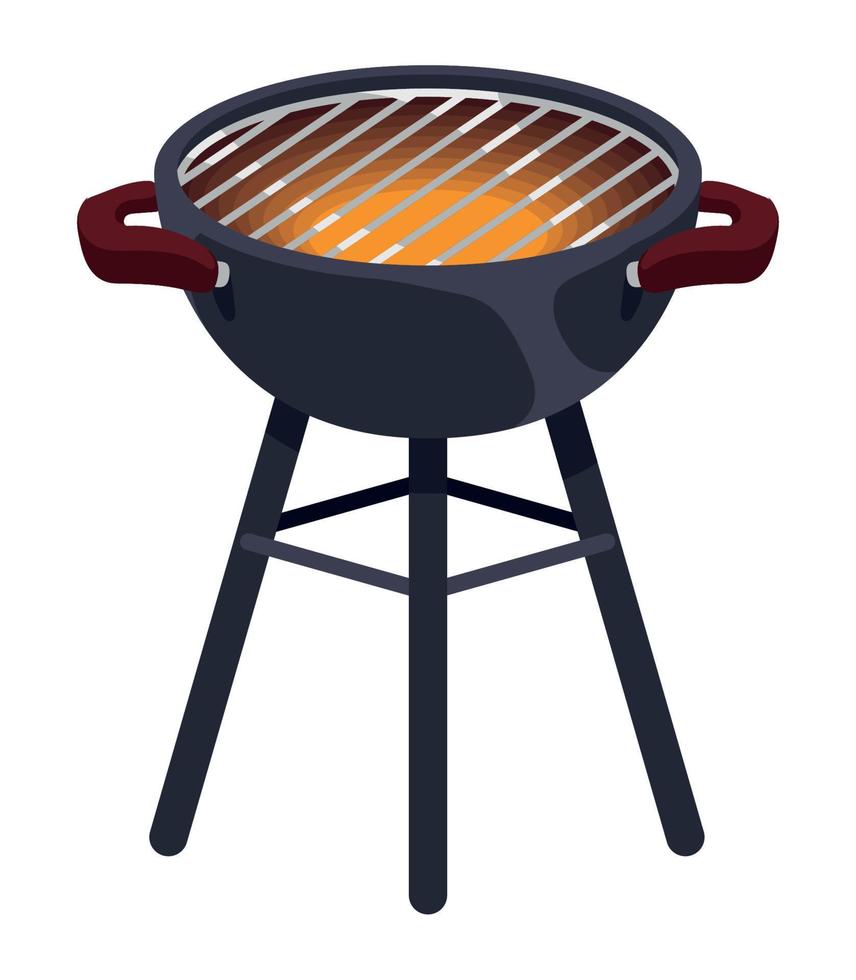 bbq oven grill vector