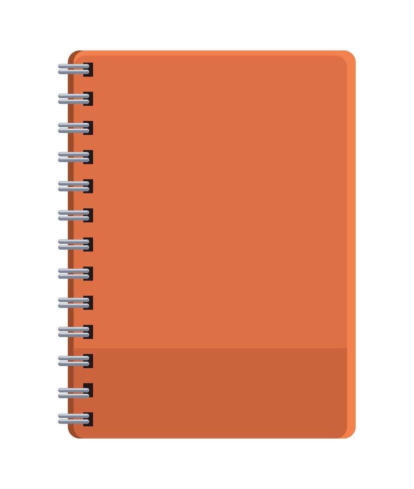 notebook school supply vector