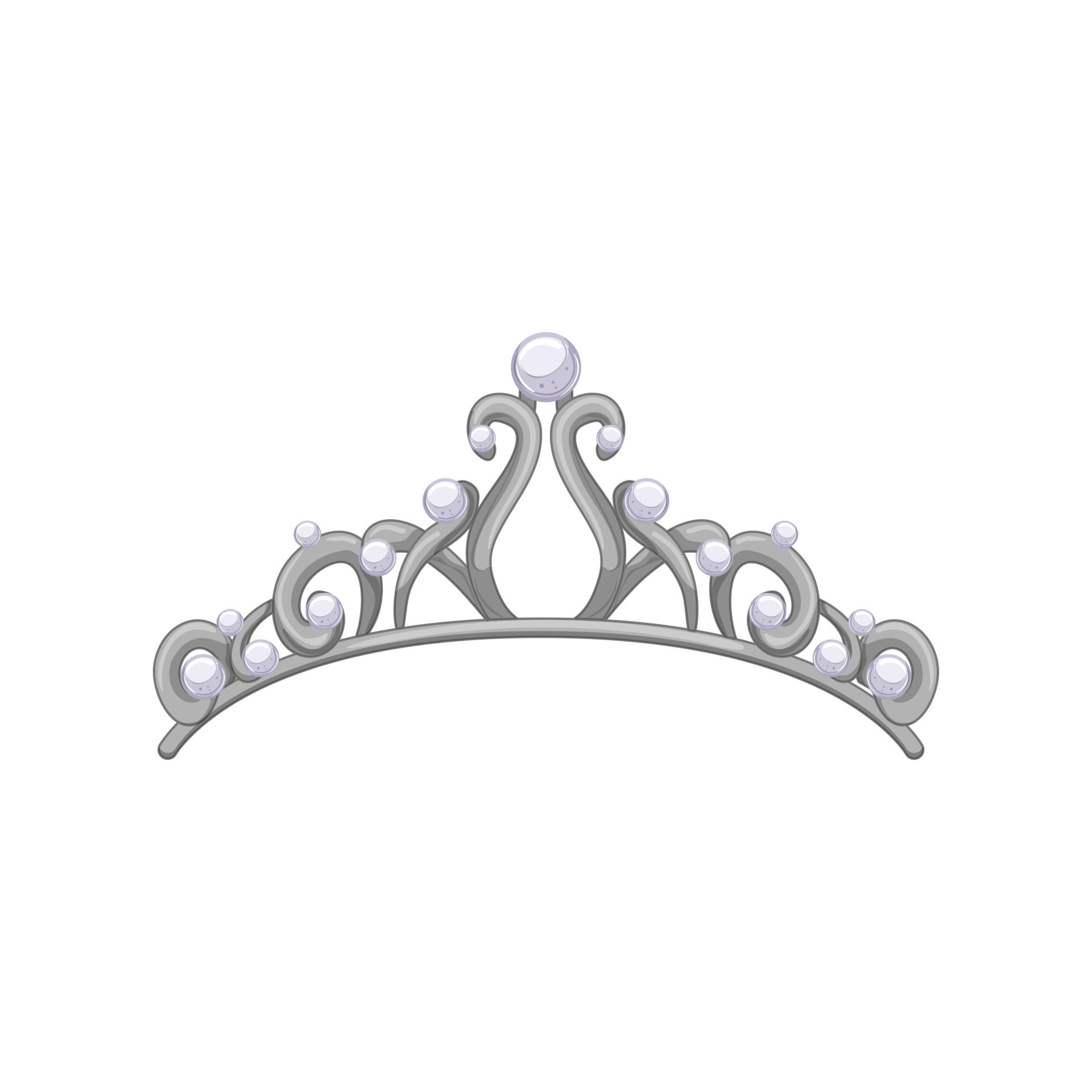 queen tiara crown cartoon vector illustration 17406624 Vector Art at  Vecteezy