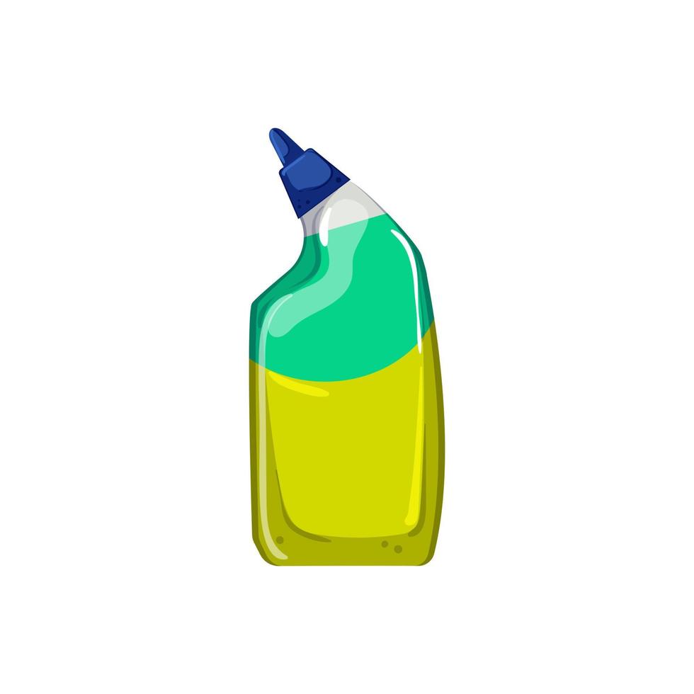 fresh toilet cleaner cartoon vector illustration