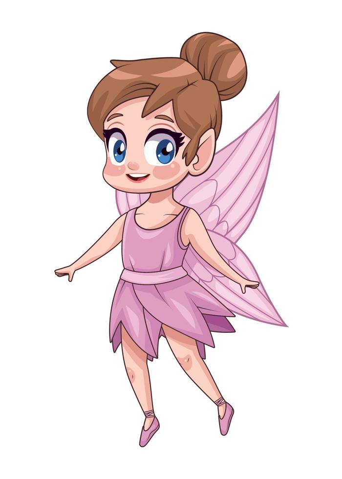 little blond fairy vector