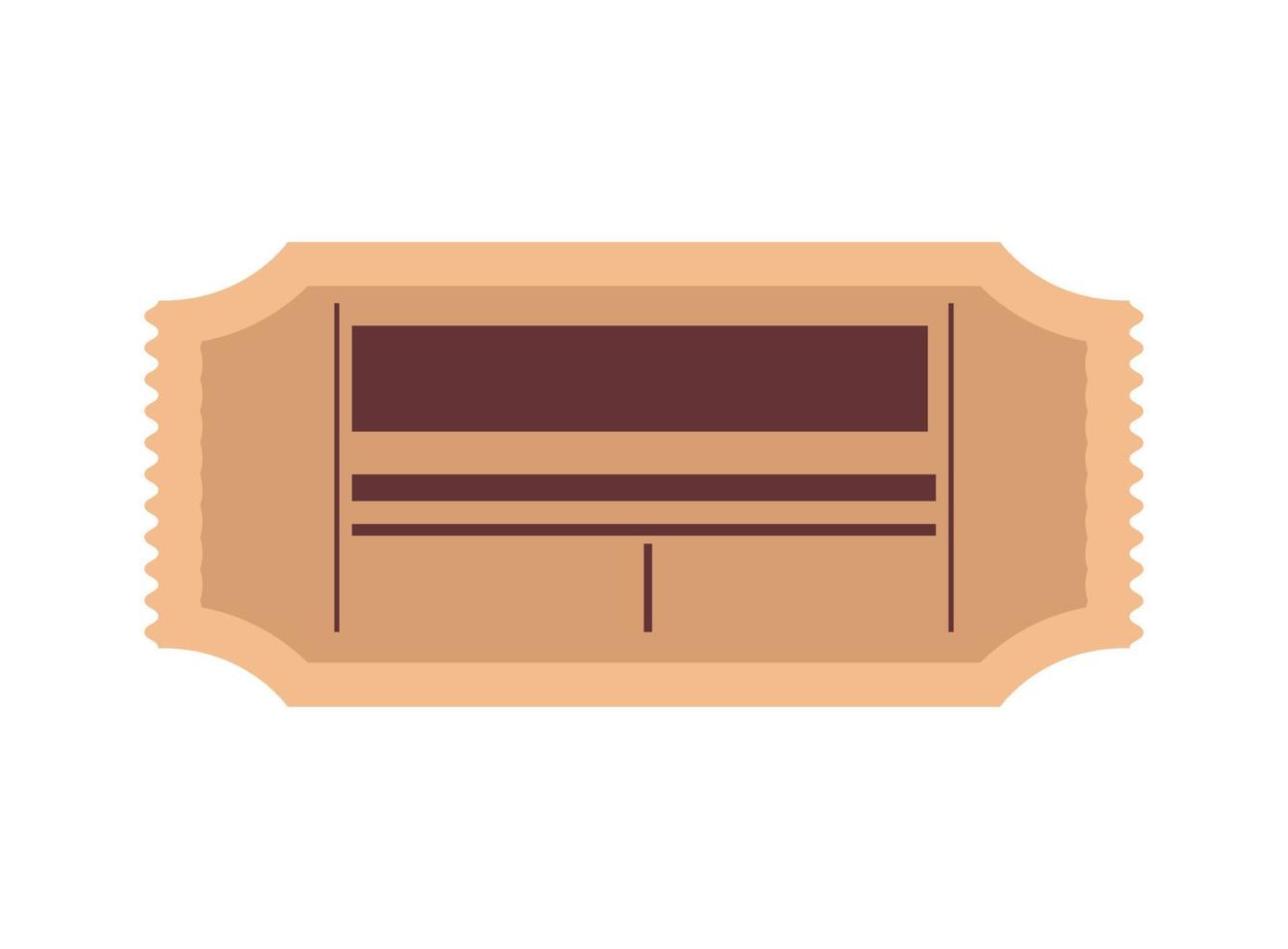 cinema ticket entrance vector
