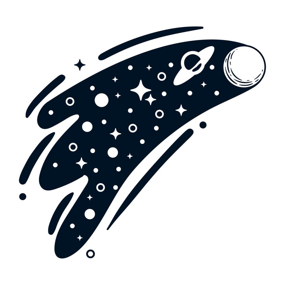space surreal astrology style vector