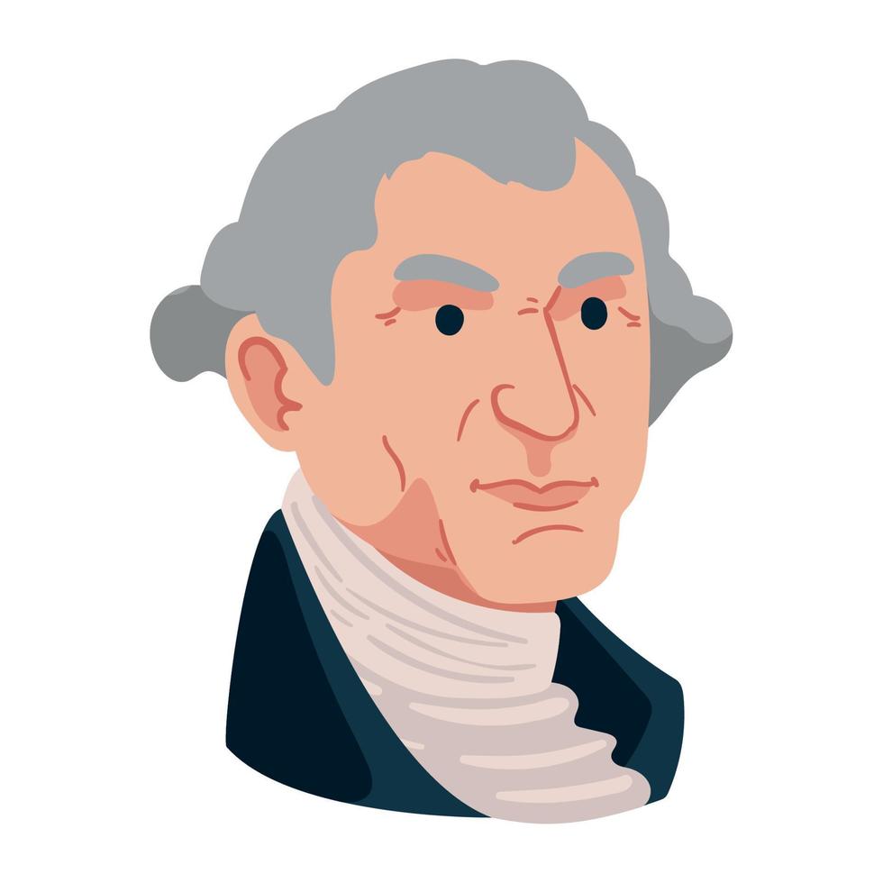 presidente george washington vector