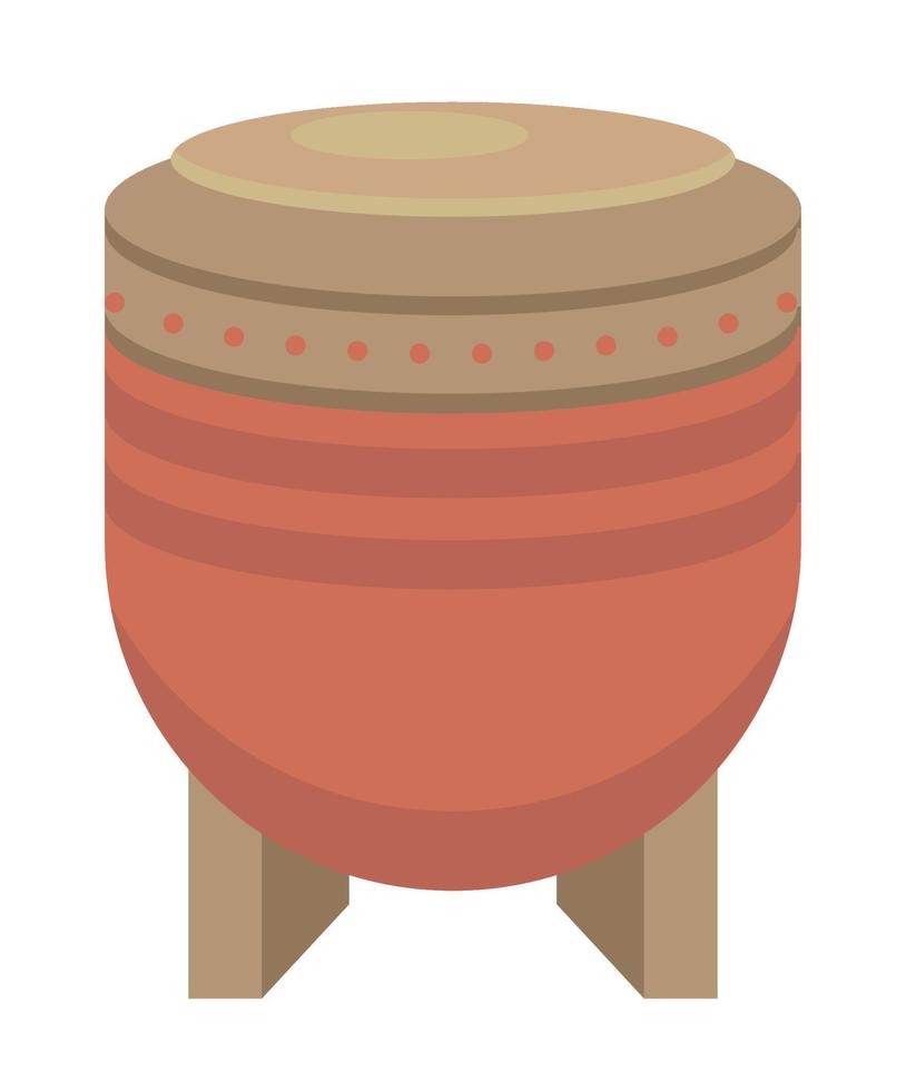 chinese drum instrument musical vector