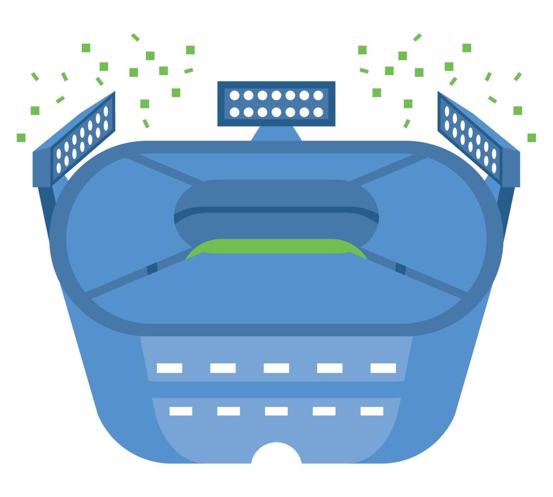 stadium sport place vector