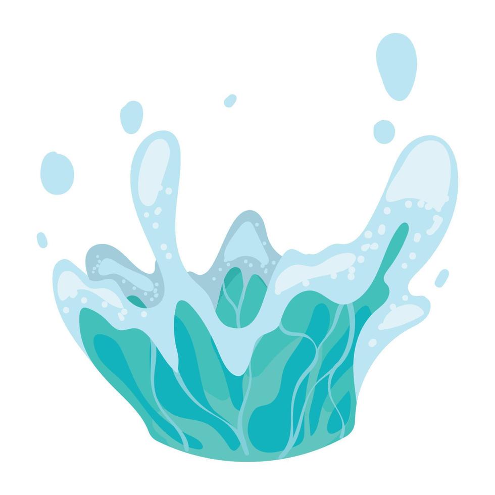 water splash nature vector