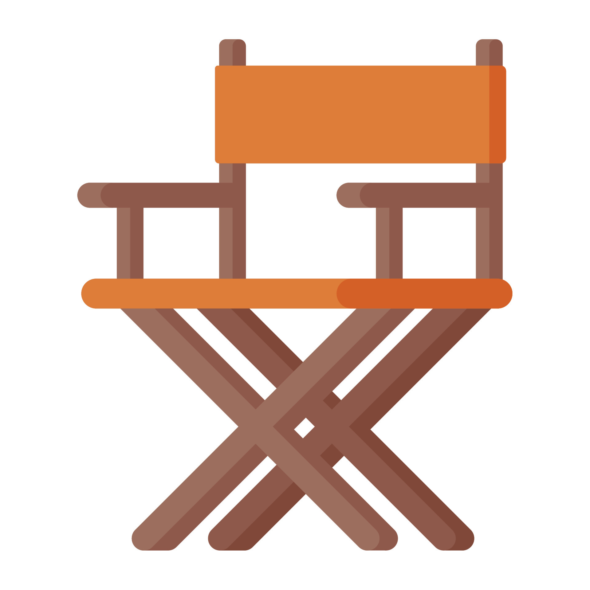 cinema film director chair 17407046 Vector Art at Vecteezy