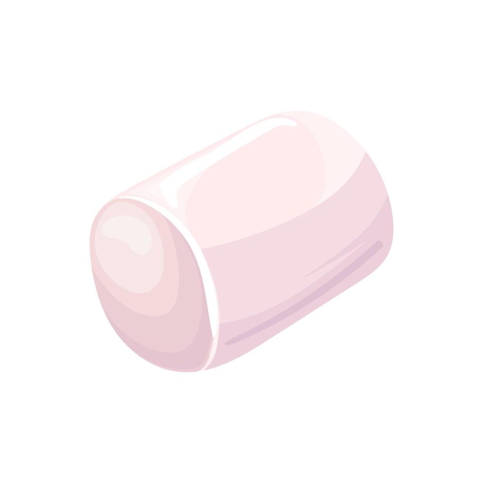 marshmallow food sweet cartoon vector illustration