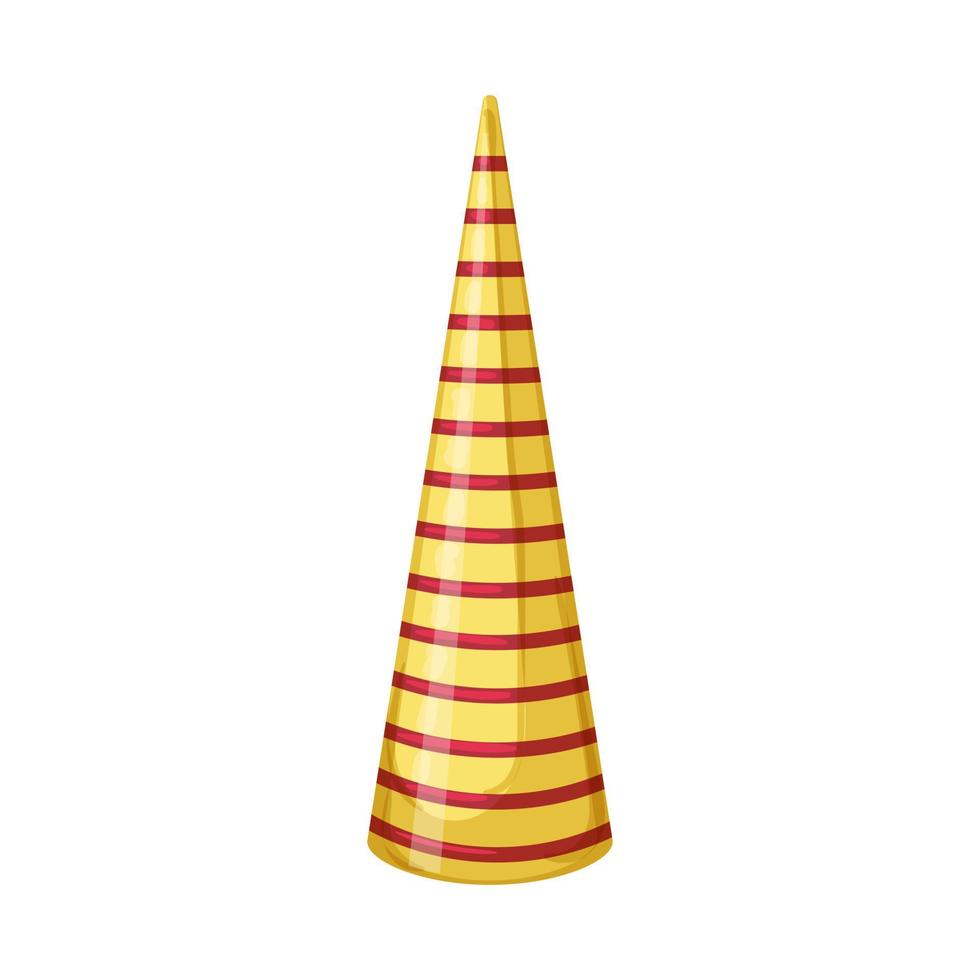 birthday party hat cartoon vector illustration