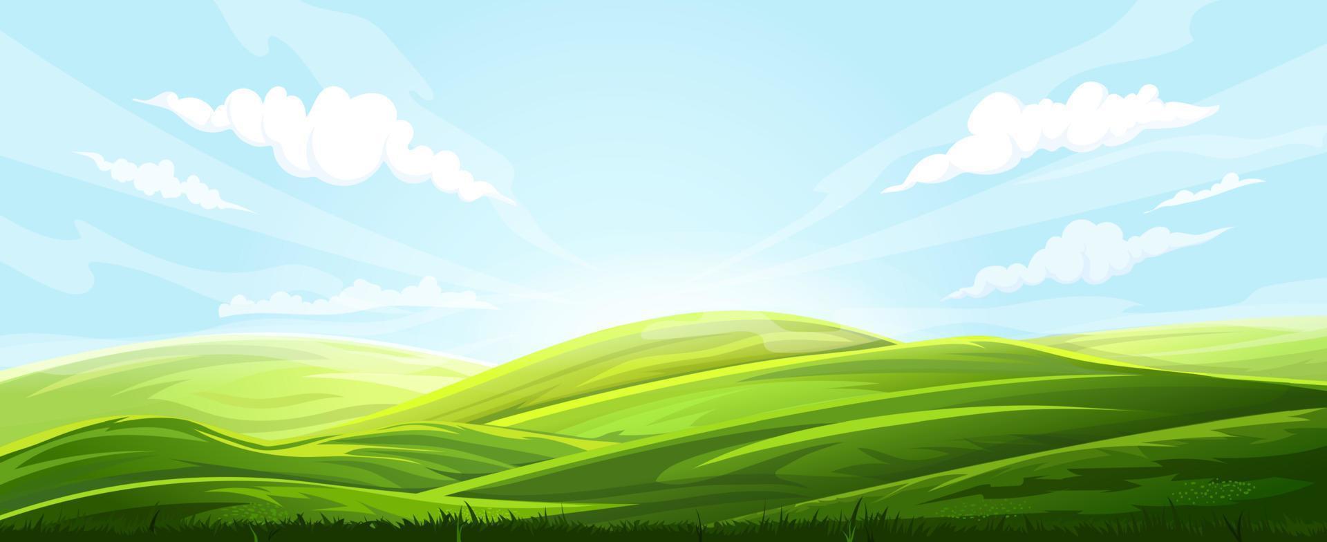 field background landscape vector