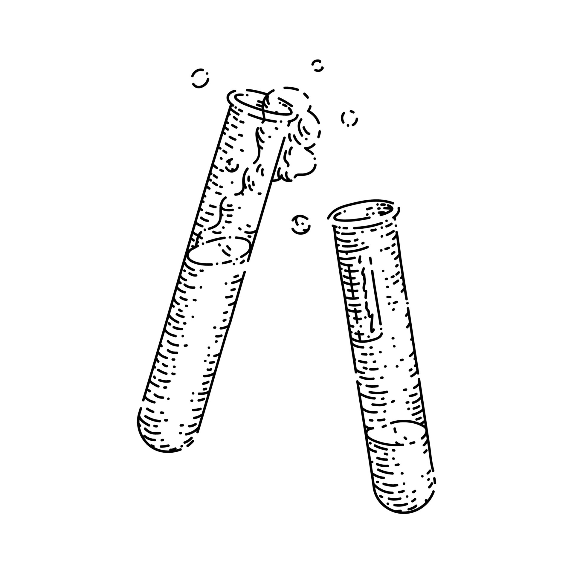 test tube sketch hand drawn vector 17407482 Vector Art at Vecteezy