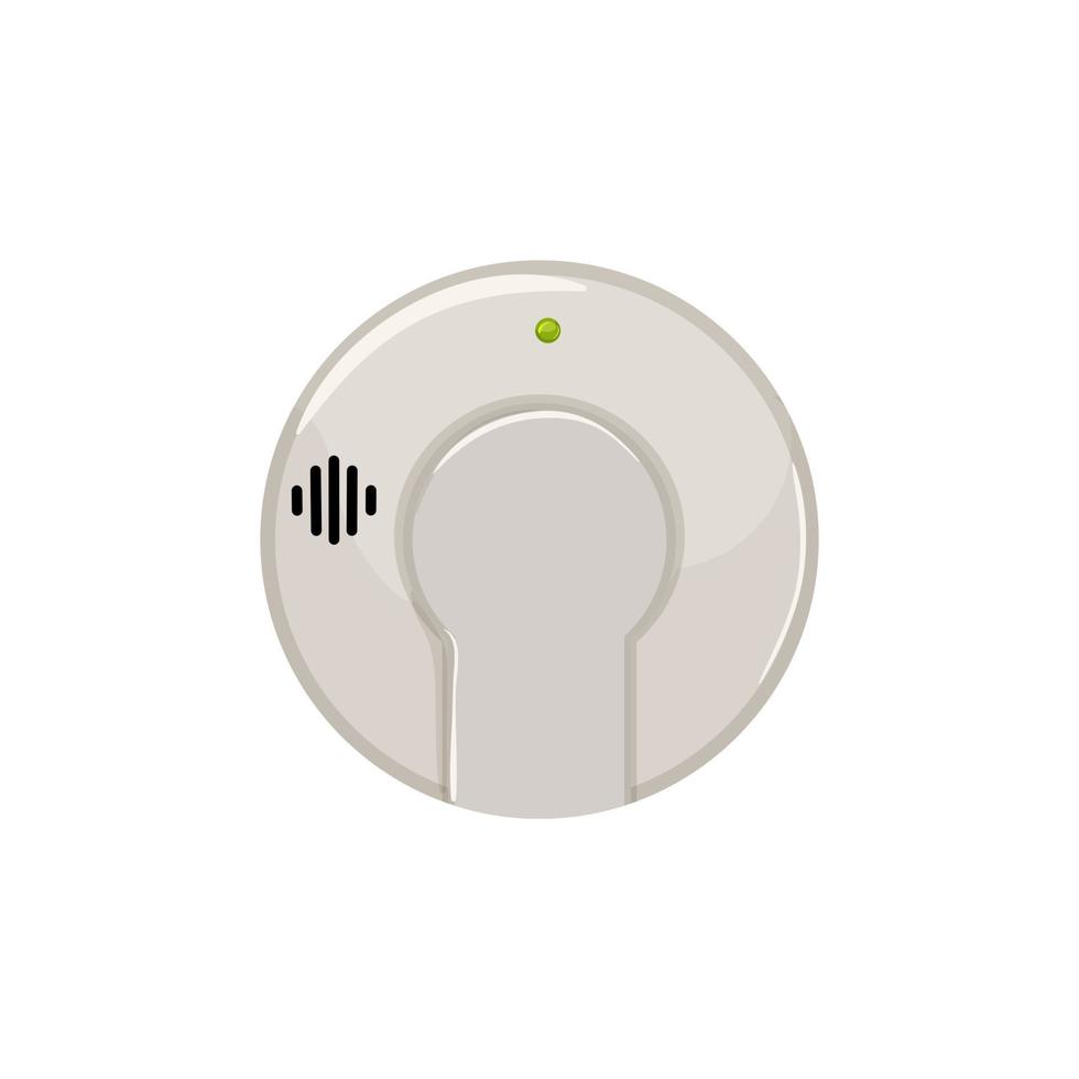 ceiling smoke detector cartoon vector illustration