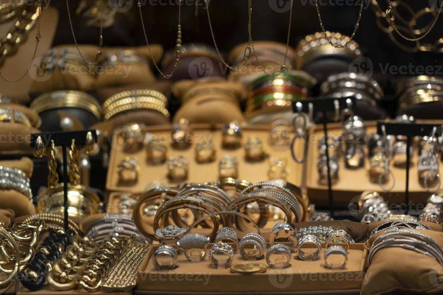 exhibición de la tienda de oro de nueva york en la quinta avenida foto