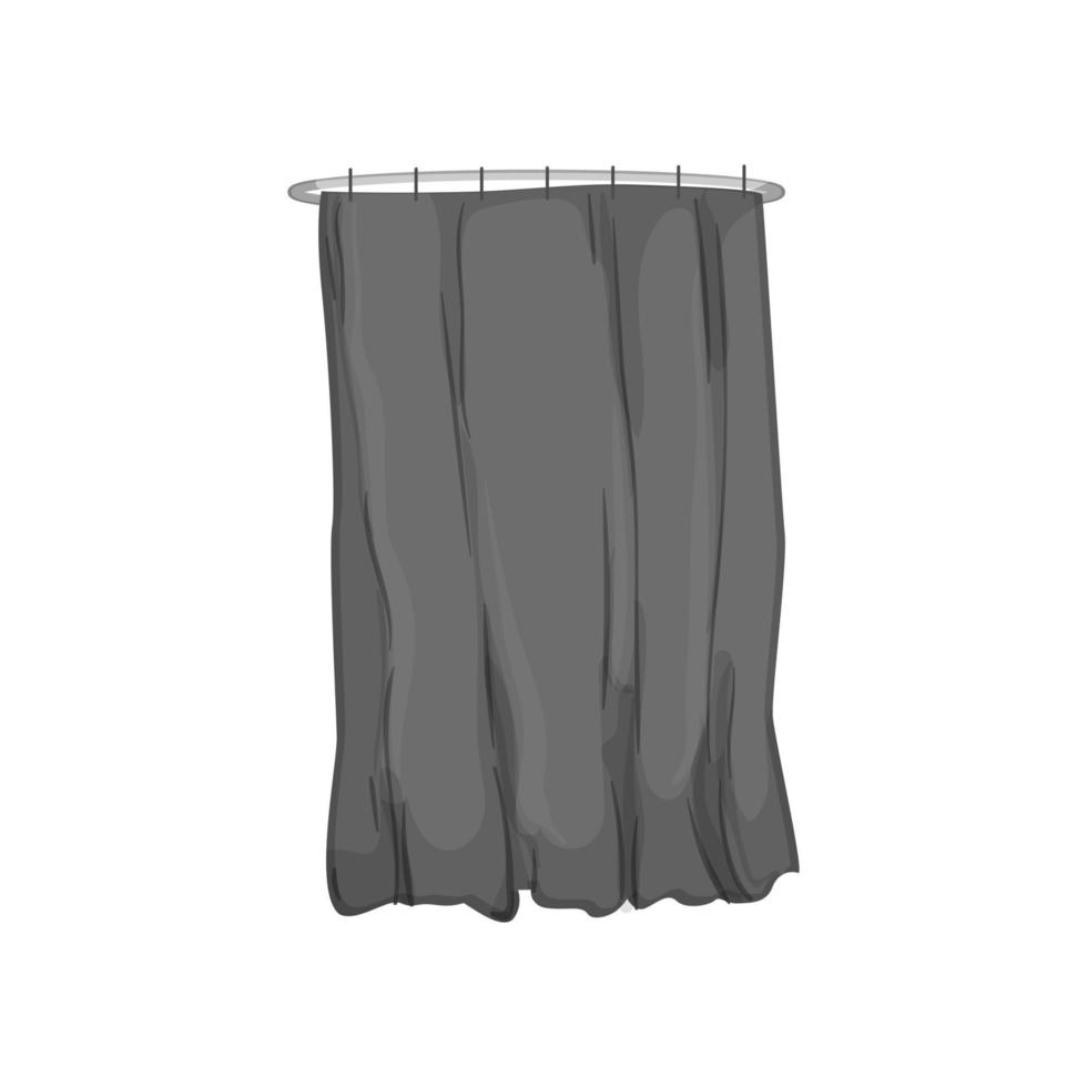 room shower bathroom curtain cartoon vector illustration 17407699