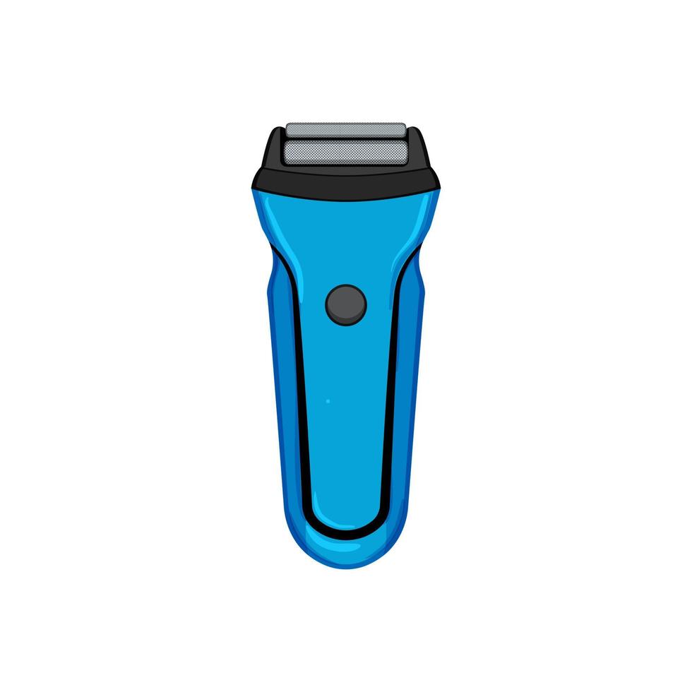 hair shaver electric cartoon vector illustration