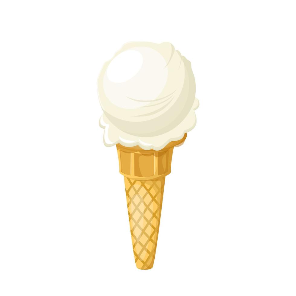 dairy ice cream cartoon vector