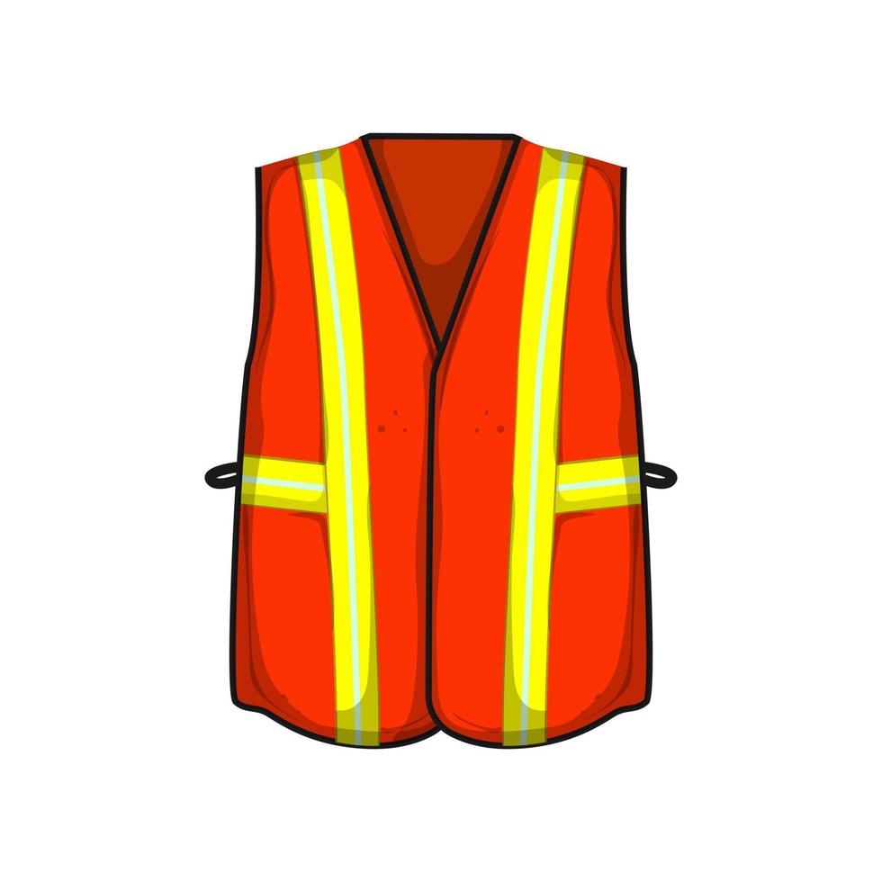 Vector Yellow Vest Isolated Cartoon Stock Illustration  Download Image Now   Reflective Clothing Art Cartoon  iStock