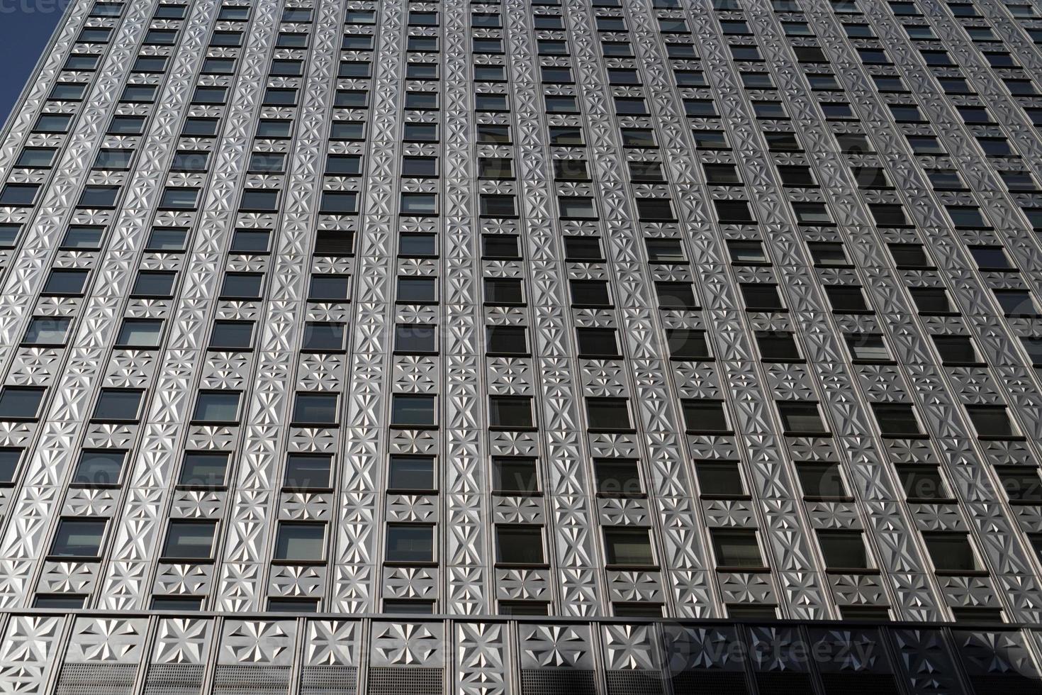 NEW YORK, USA - MAY 25 2018 Manhattan skyscrapers bottom up view photo