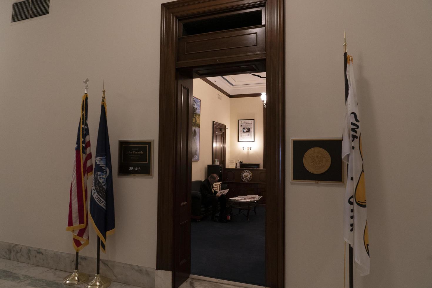 WASHINGTON DC, USA - APRIL 29 2019 - Interior of Russel Senate Bulding - Senator Room photo