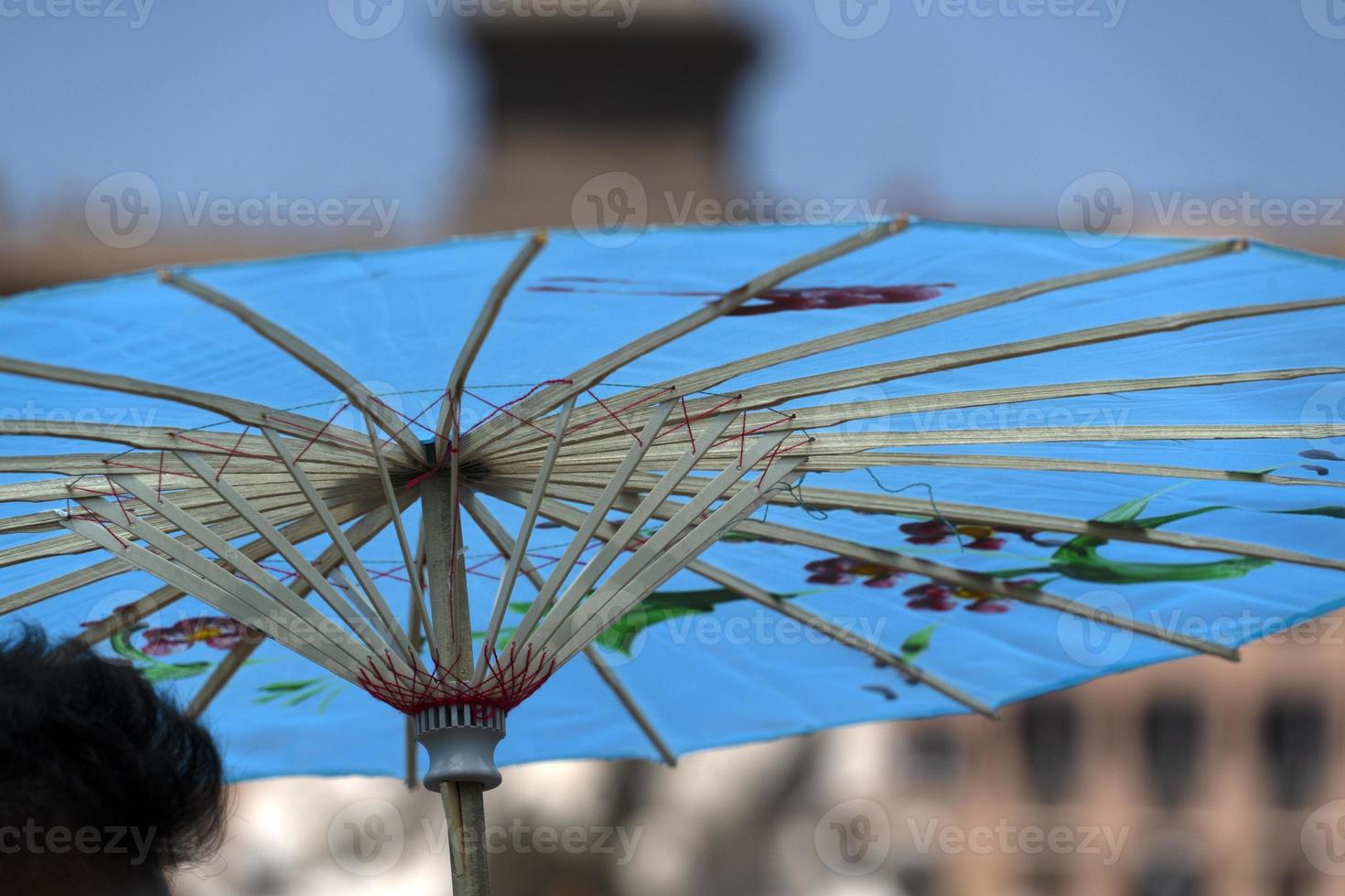 Paper japanese umbrella photo