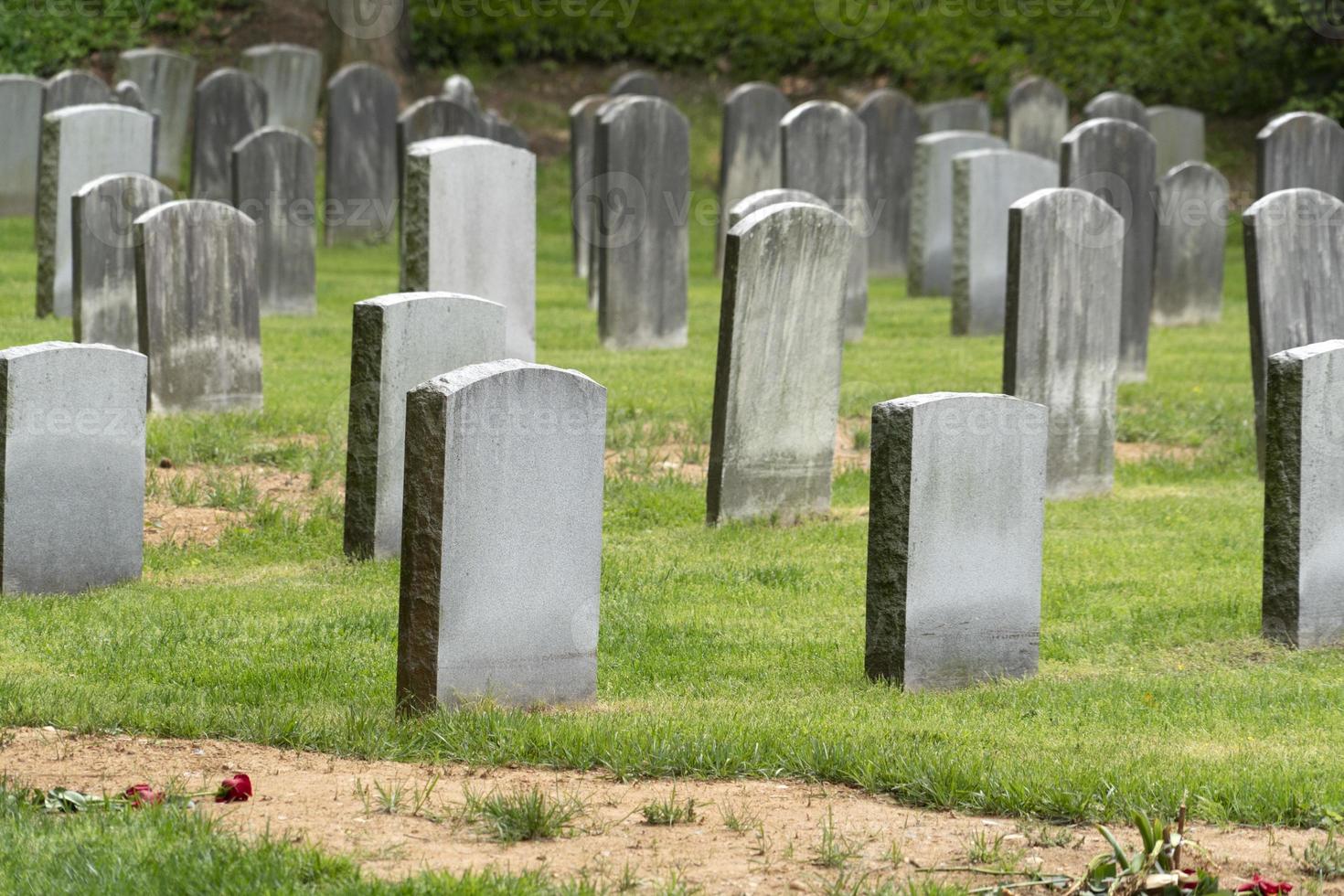 Old usa cemetery grave yard photo