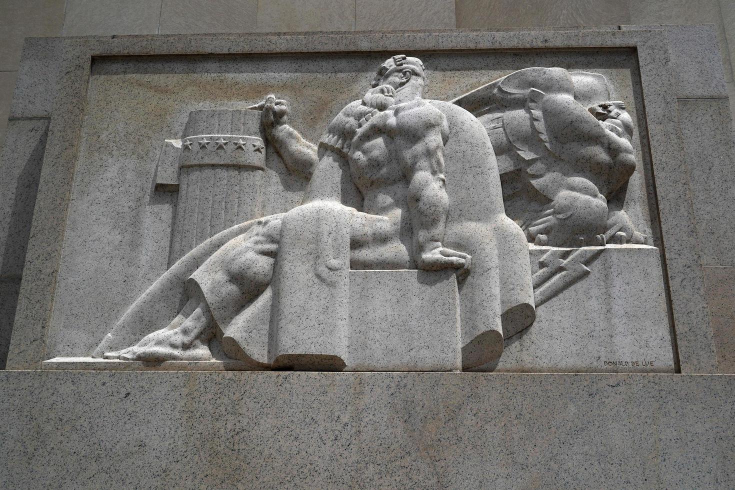 Philadelphia post office bas relief, 2022 photo