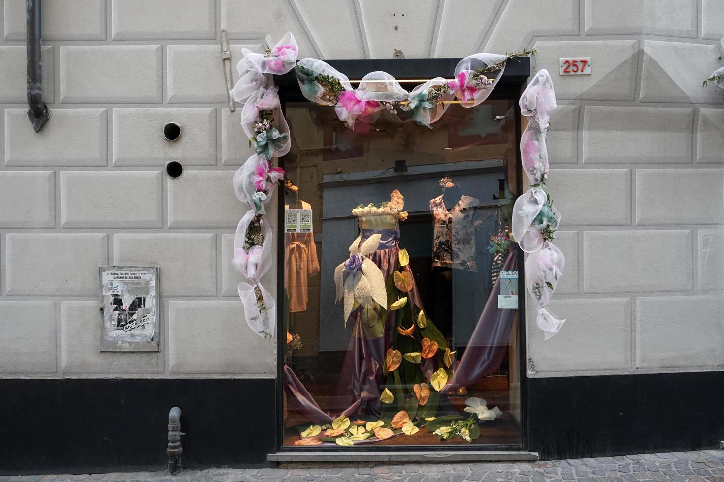GENOA, ITALY - MAY 5 2018 -  Euroflora return to Genoa in the unique scenario of the Nervi parks photo