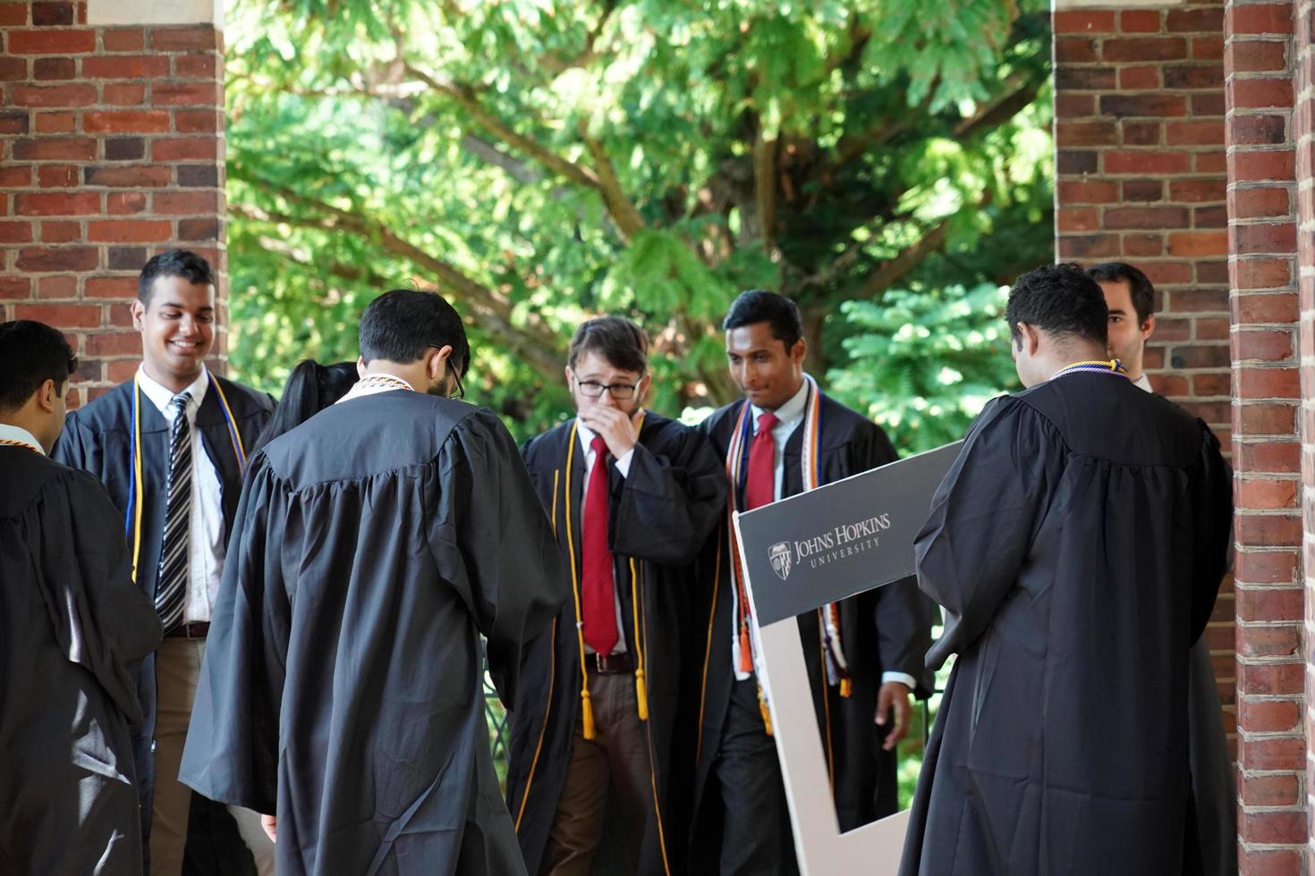 BALTIMORE, USA - MAY 21 2018- Graduation day at John Hopkins University photo