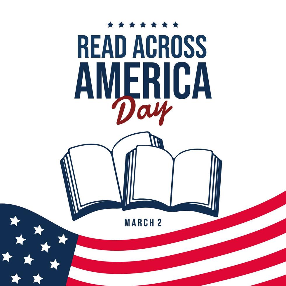 National Read Across America Day - Funny Unofficial Holiday vector